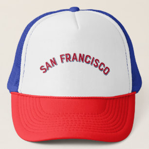 San Francisco, California Vintage Arch Trucker Hat