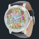 San Francisco, California Watch<br><div class="desc">Global Travel XI by Farida Zaman. Image features the city of San Francisco, California with various famous landmarks and elements of the city. | SID23322</div>