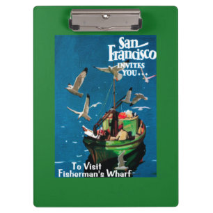 San Francisco, CaliforniaFisherman's Wharf Clipboard