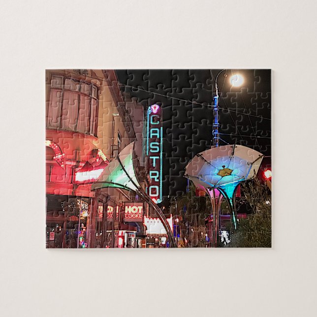 San Francisco Castro Sign #1-2 Jigsaw Puzzle (Horizontal)