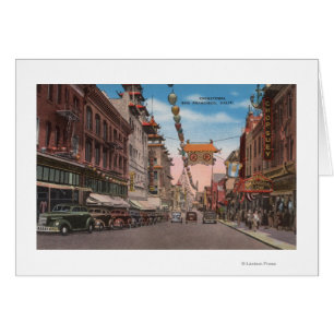 San Francisco, CAView of Chinatown Main Street