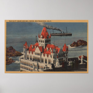 San Francisco, CAView of Old Cliff House Poster