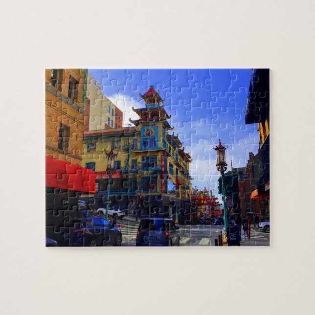 San Francisco Chinatown #8 Jigsaw Puzzle (Horizontal)