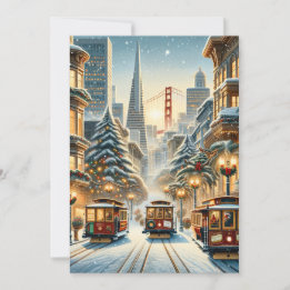 San Francisco Christmas Card –Holiday Elegance