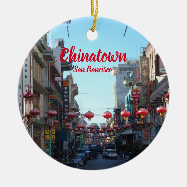San Francisco Christmas Ornament (Front)