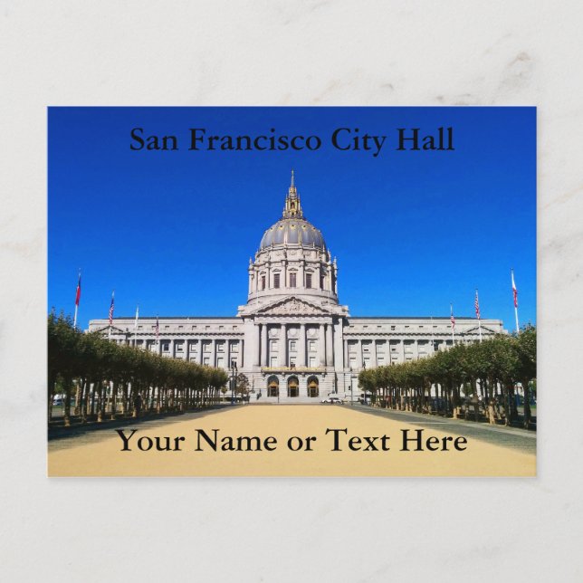 San Francisco City Hall #1-2 Postcard (Front)