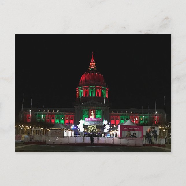 San Francisco City Hall #5 Postcard (Front)