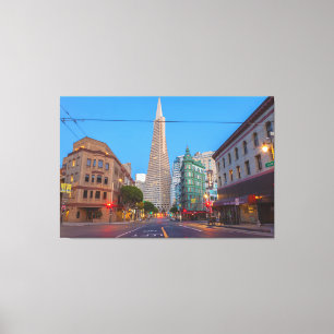 San Francisco Cityscape at Dusk Canvas Print