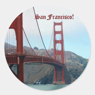 San Francisco Classic Round Sticker