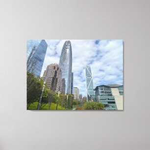 San Francisco Cloud Architecture Canvas Print