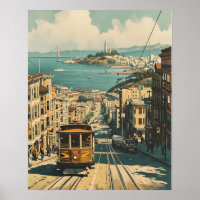 San Francisco: Coastal Nostalgia Vintage Postcard