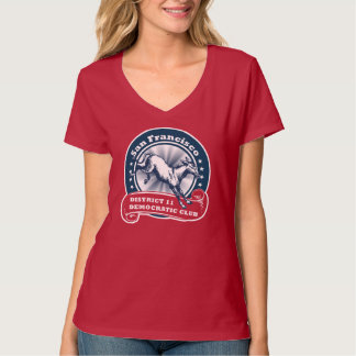 San Francisco D11 Democratic Club Ladies T-Shirt