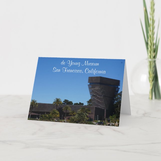 San Francisco de Young Museum #1-2 Greeting Card (Front)