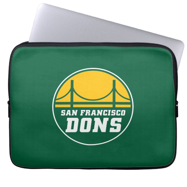 San Francisco Dons Laptop Sleeve (Front)