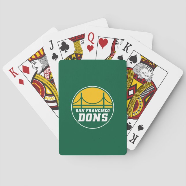 San Francisco Dons Playing Cards (Back)