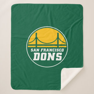 San Francisco Dons Sherpa Blanket