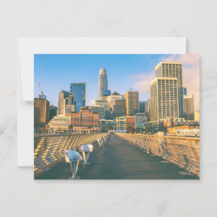 San Francisco Downtown Skyline Postcard