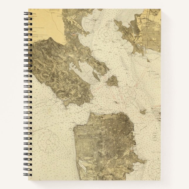 San Francisco Entrance, California 2 Notebook (Front)