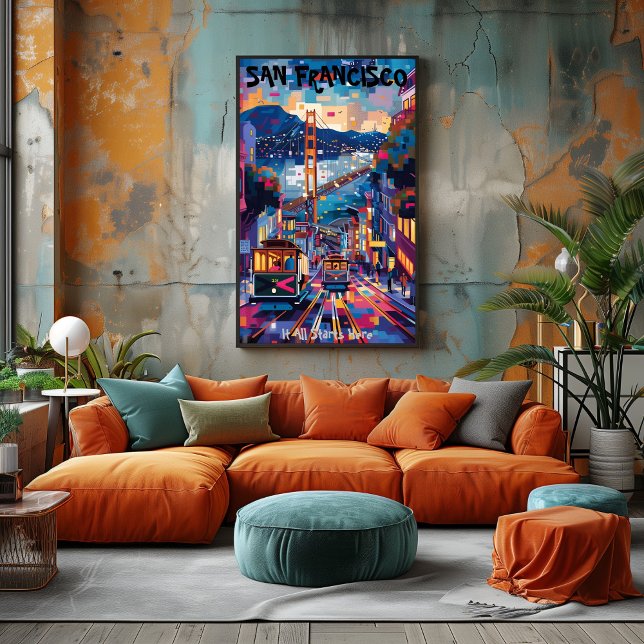 San Francisco: Everything Begins Here. Contemporar Poster (Creator Uploaded)