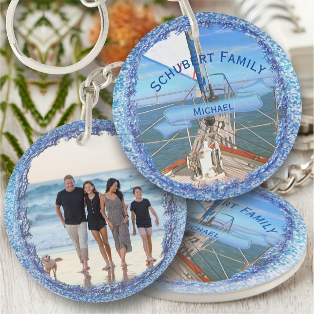 San Francisco Family Sailing 0869 Key Ring (Creator Uploaded)