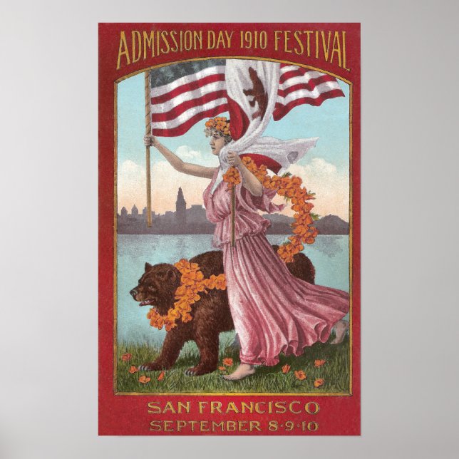 San Francisco Festival of 1910 Poster (Front)