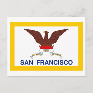 San Francisco Flag Postcard
