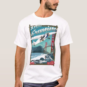 San Francisco Flight travel poster T-Shirt