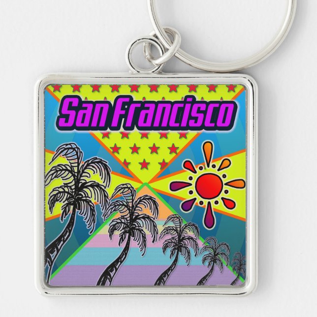 San Francisco Freedom Keychain (Front)
