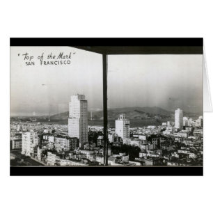 San Francisco from the Top of the Mark Vintage