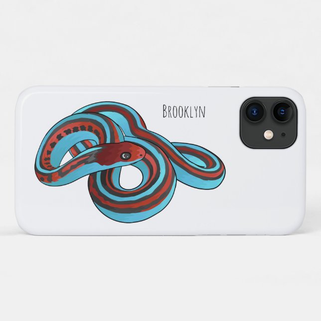 San Francisco garter snake cartoon illustration  Case-Mate iPhone Case (Back (Horizontal))