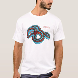 San Francisco garter snake cartoon illustration T-Shirt