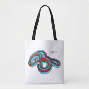 San Francisco garter snake cartoon illustration  Tote Bag