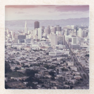 San Francisco Glass Coaster