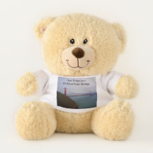 San Francisco Golden Gate Bridge #3 Teddy Bear