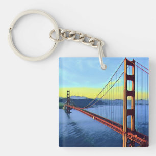 San Francisco - GOLDEN GATE - Bridge Key Ring