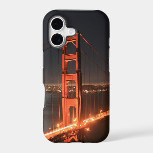 San Francisco Golden Gate Bridge Lit Up At Night