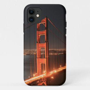 San Francisco Golden Gate Bridge Lit Up At Night Case-Mate iPhone Case