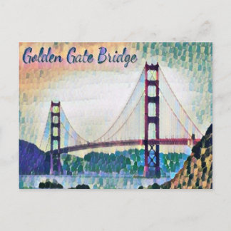 San Francisco Golden Gate Bridge Postcard