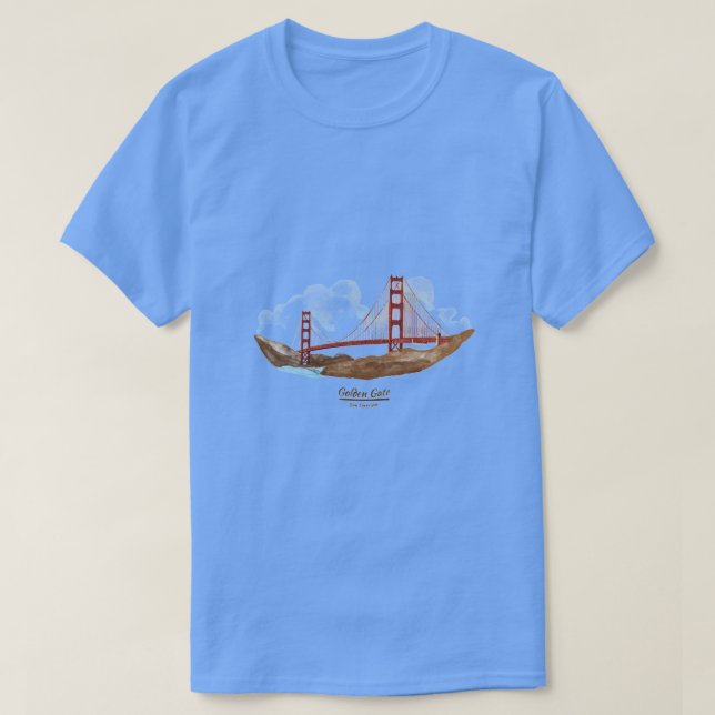 San Francisco Golden Gate Bridge T-Shirt (Design Front)