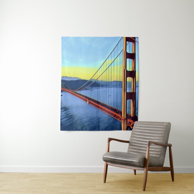 San Francisco - GOLDEN GATE - Bridge Tapestry (In Situ)