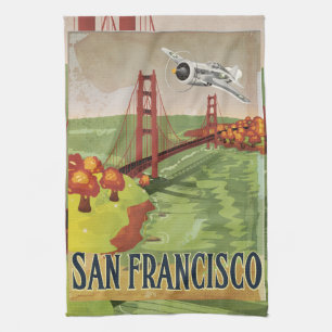 San Francisco Golden Gate Bridge Tea Towel