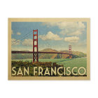 San Francisco Golden Gate Bridge Vintage Travel
