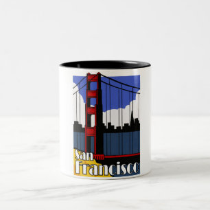 San Francisco golden gate coffee mug