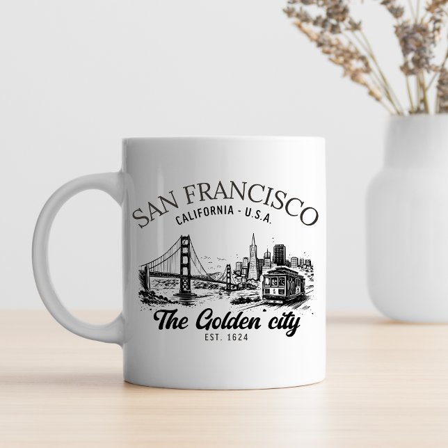 San Francisco Golden Gate Skyline Coffee Mug (Creator Uploaded)