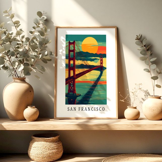 San Francisco Golden Gate Sunset Poster (Creator Uploaded)