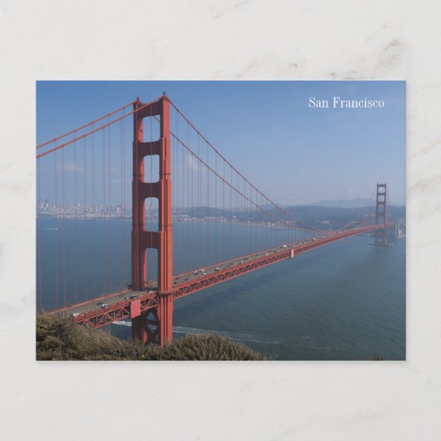 San Francisco Golden Gate USA Postcard (Front)