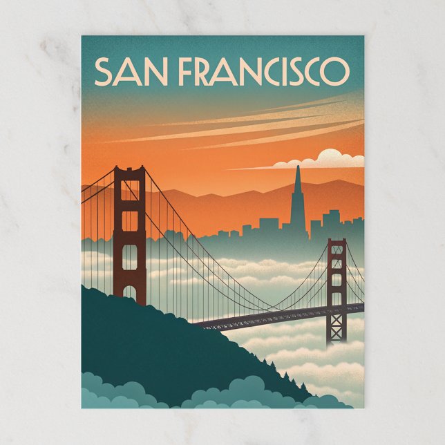San Francisco: Golden Gate's Misty Charm Postcard (Creator Uploaded)