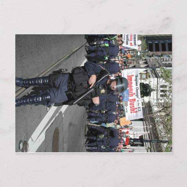 San Francisco Gulf War Protest Postcard (Front)