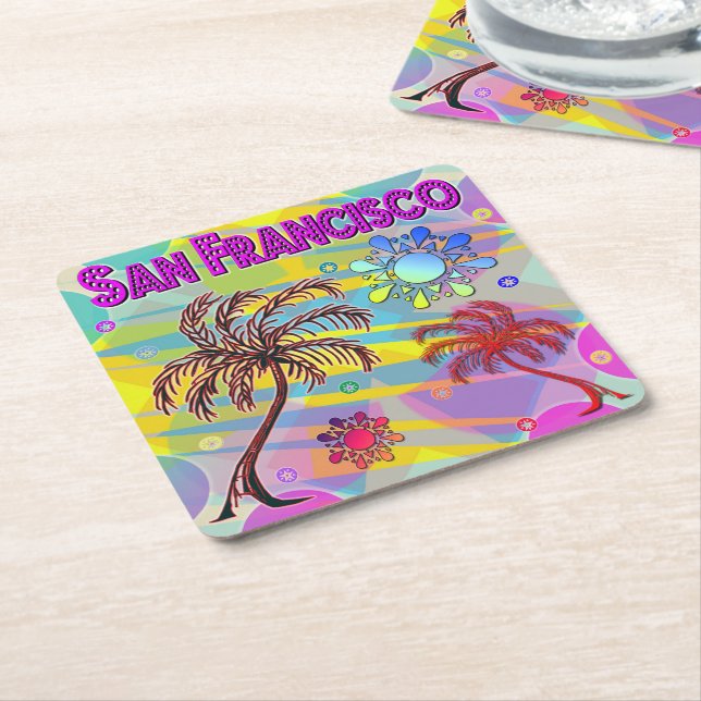 San Francisco Happy and Hope Coaster (Angled)