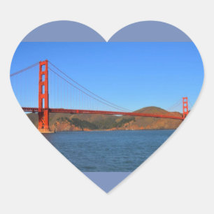 SAN FRANCISCO HEART STICKER